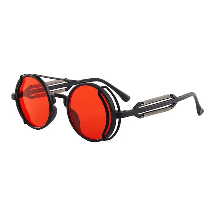 Lunettes de soleil gothiques classiques Steampunk, marque de luxe de styliste, haute qualité pour ho