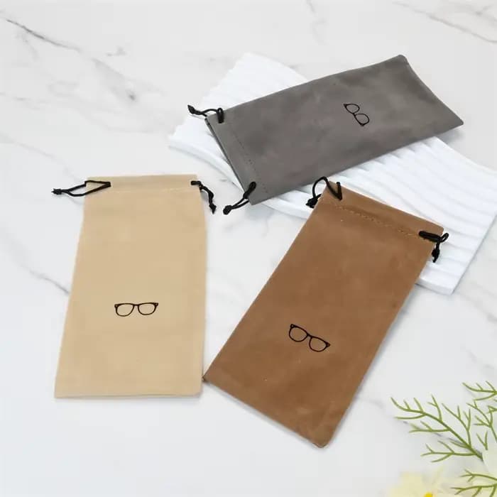 Étui à lunettes Portable à la mode, accessoires pour lunettes, sac à lunettes souple, sacs pour lune