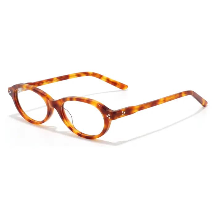 Lunettes de soleil ovales rétro tendance pour femmes, monture en acétate de marque de luxe, lunettes