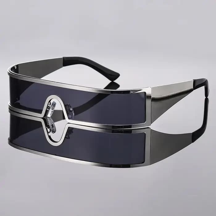 Lunettes pour hommes de style Cyberpunk haut de gamme, design à la mode avec montures étroites Futur