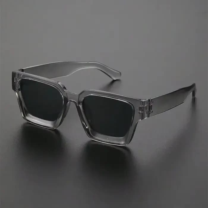 Rétro noir millionnaire nuances lunettes de soleil de luxe 2025 pour hommes concepteur célèbre marqu