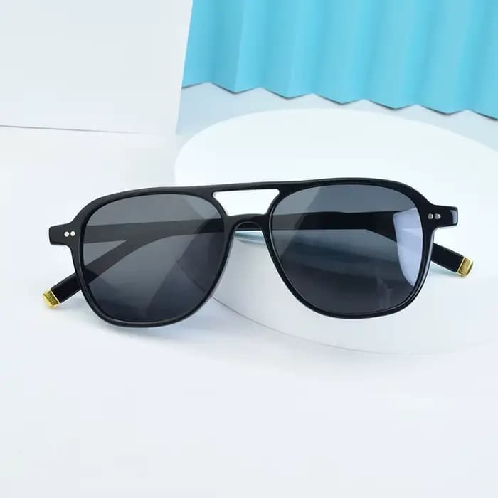 ROGBAE Vintage Acetate Sunglasses Men BJORN High Quality Retro Designer UV400 Sun glasses Women Hand