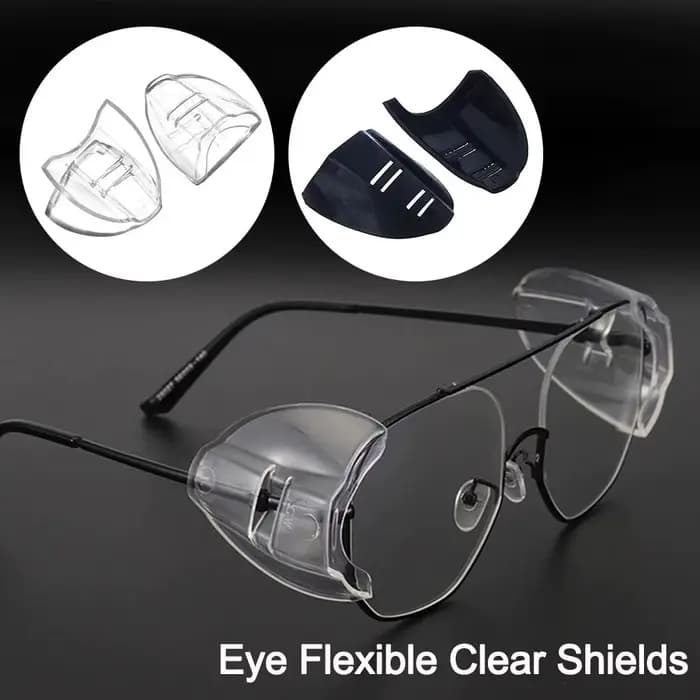 Lunettes de sécurité latérales, bouclier transparent et Flexible, Protection 95% universelle, Anti-b