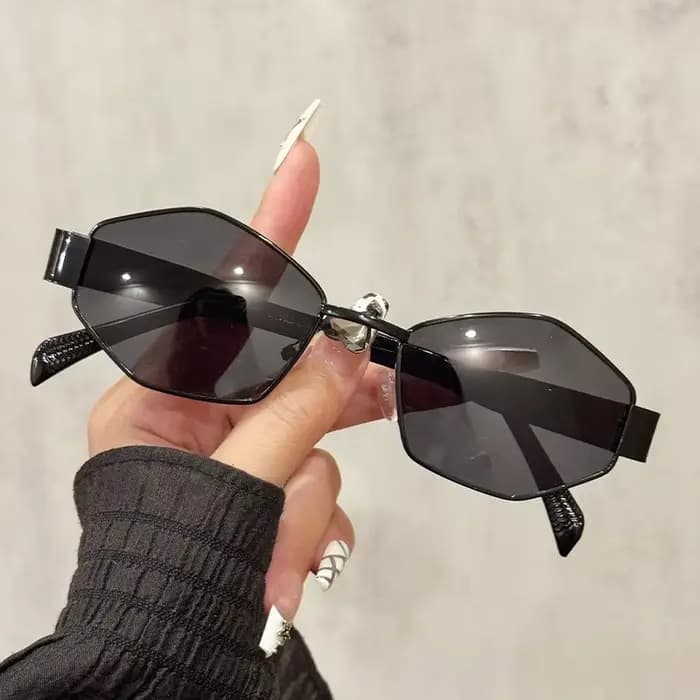 1 paire de lunettes rétro pour femmes, monture complète, style français unique