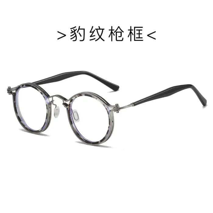 Nouvelles Lunettes Rétro Rondes de Qualité 2025 – Monture en Titane Ultra-légère Faite Main au Japon