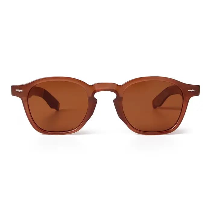 Chimretro-Lunettes de soleil carrées vintage pour hommes et femmes, lunettes de soleil à monture riv