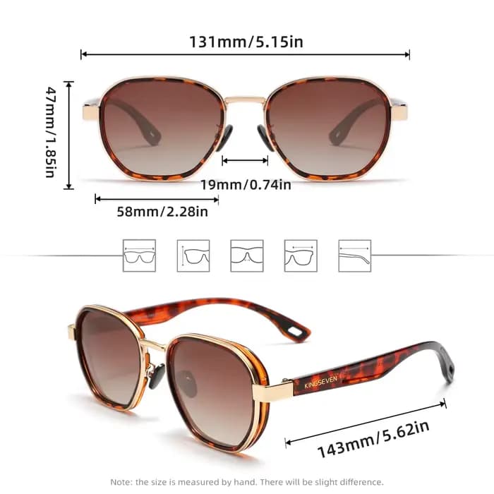 KINGSEVEN flambant neuf lunettes de soleil originales hommes polarisées UV400 luxe lunettes pour fem