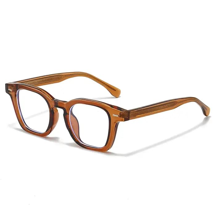 Monture de lunettes carrée rétro années 80, montures de qualité en TR90, branches en acétate et acie