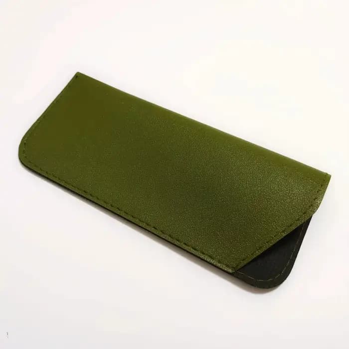 1pc sac à lunettes souple mode PU cuir lunettes lunettes de lecture pochette couverture Portable étu