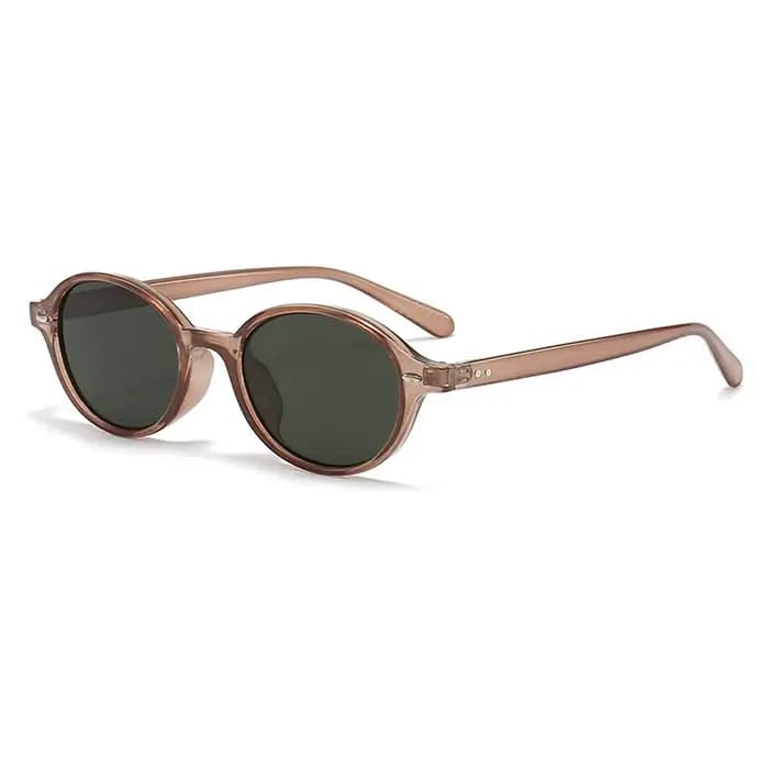 Rétro petites lunettes de soleil ovales femmes hommes Rivets nuances lunettes de mode lunettes de so