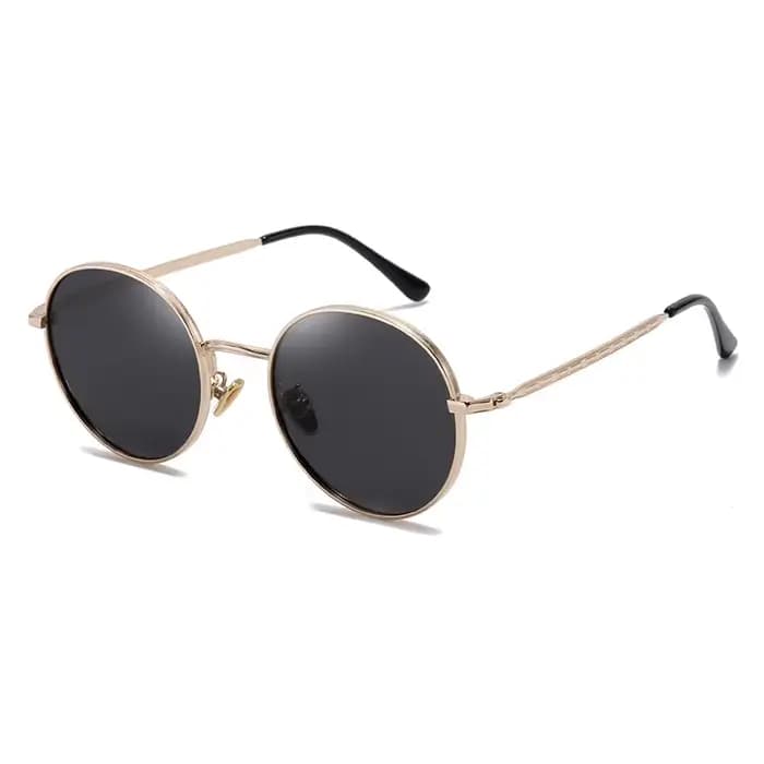 Steampunk lunettes de soleil polarisées rondes avec Prescription femmes hommes UV400 Anti-éblouissem