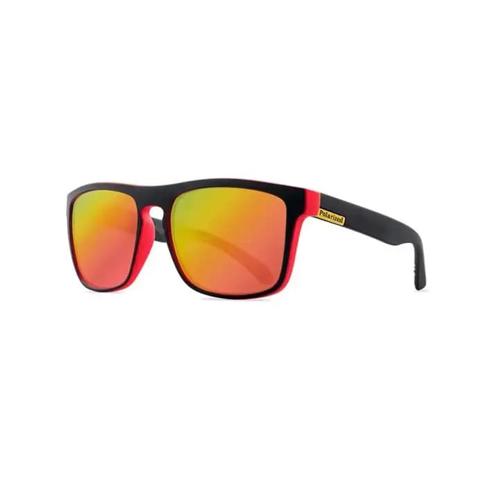 1 paire de lunettes de soleil pour hommes, design unique à monture carrée, accents métalliques, fini