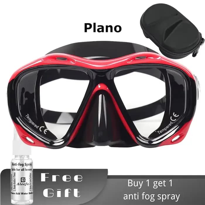Masque de plongée hypermétropie avec lentilles en verre du Guatemala, spray anti-Austin, équipement 