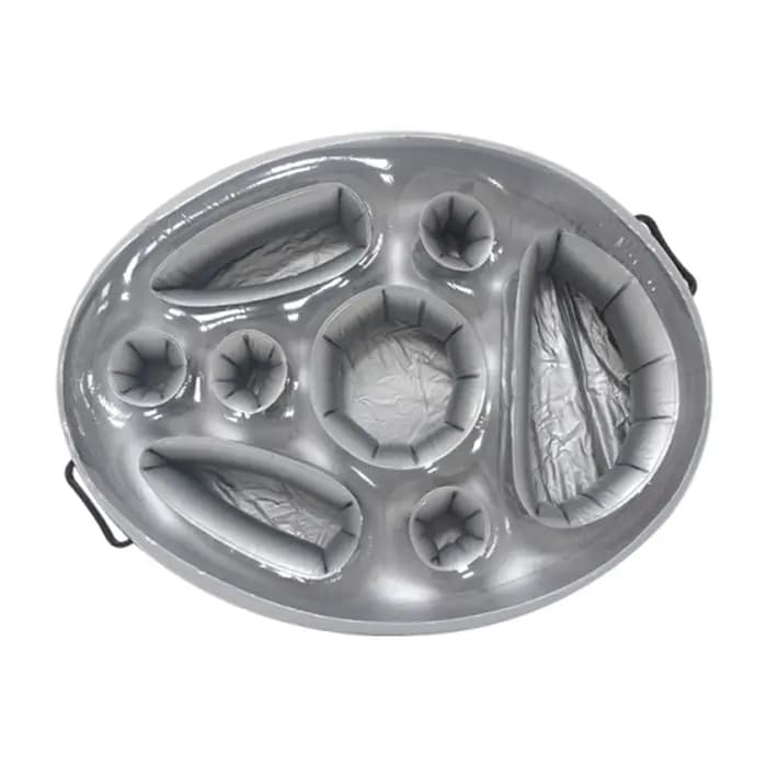 Porte-boissons flottant gonflable, plateau polyvalent, piscine, baignoire, plage, grande capacité, s