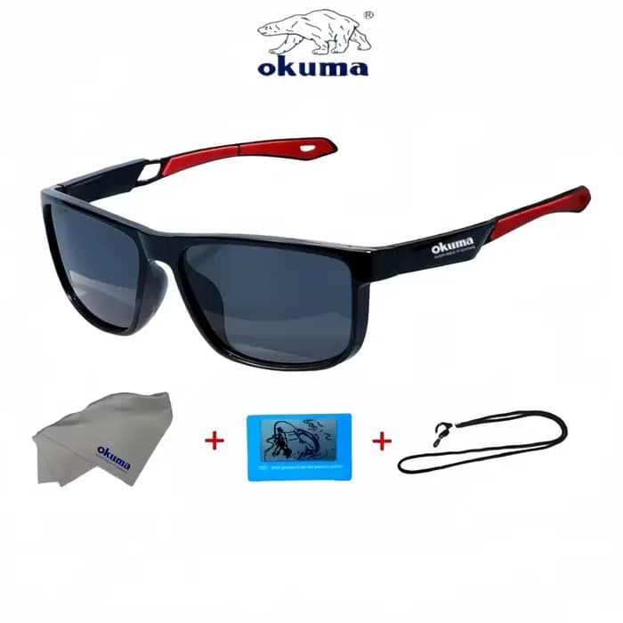 Okuma Fashion Lunettes polarisées UV400, résistantes aux UV, anti-éblouissement, forte luminosité, a