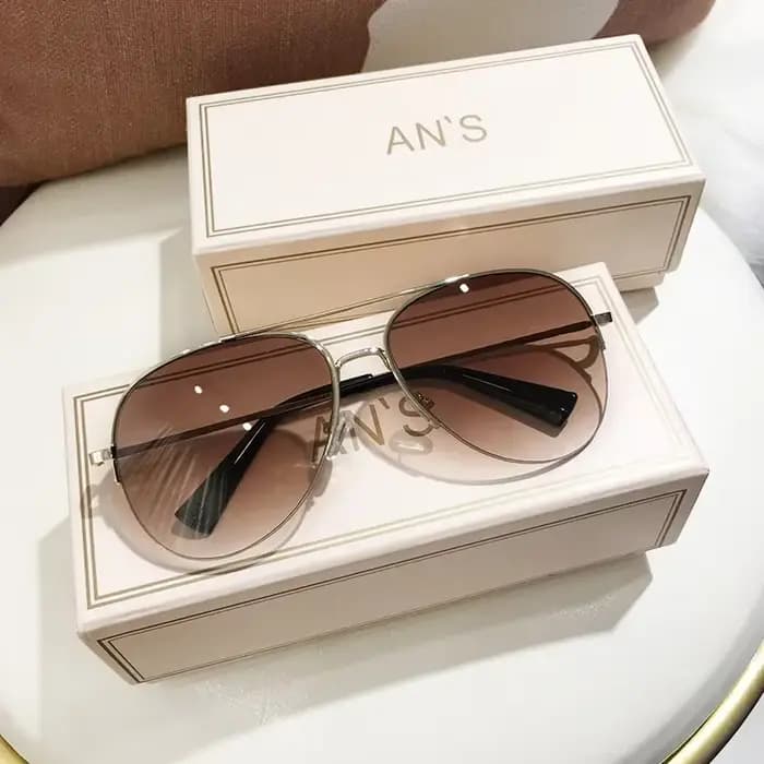 Lunettes de soleil dégradées tendance pour hommes, monture large, style pilote, design de marque, po
