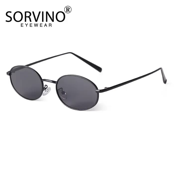 SORVINO rétro petites lunettes de soleil ovales Vintage pour hommes et femmes luxe concepteur unisex