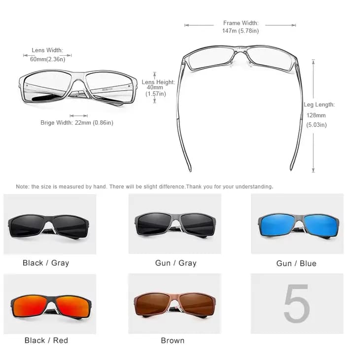 KINGSEVEN-Lunettes de soleil polarisées pour hommes, design de marque, mode aluminium magnésium, lun