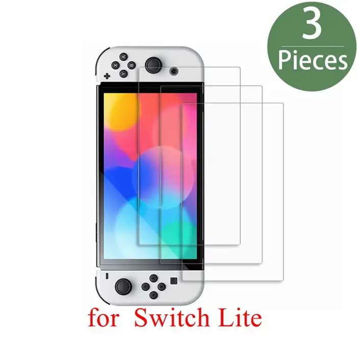 3 pièces verre trempé pour Nintendo Switch OLED 3 pièces Film de protection d'écran pour Nintendo Sw