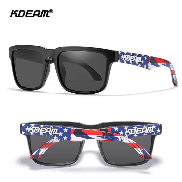 KDEAM-Lunettes de soleil carrées classiques pour hommes et femmes, lunettes de soleil polarisées de 