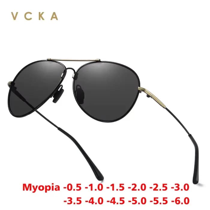VCKA-Lunettes de soleil Pilot pour hommes et femmes, lunettes carrées classiques polarisées, lunette
