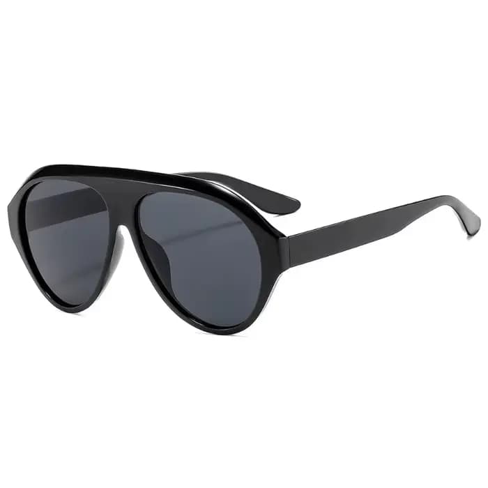 Lunettes de soleil aviateur à grande monture pour femmes, style punk, pour hommes, populaires, surdi