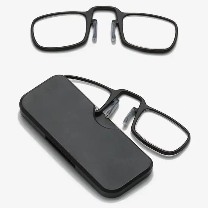 Lunettes de lecture à pince antarctique, lunettes presbytes portables, mini lunettes presbytes, Case