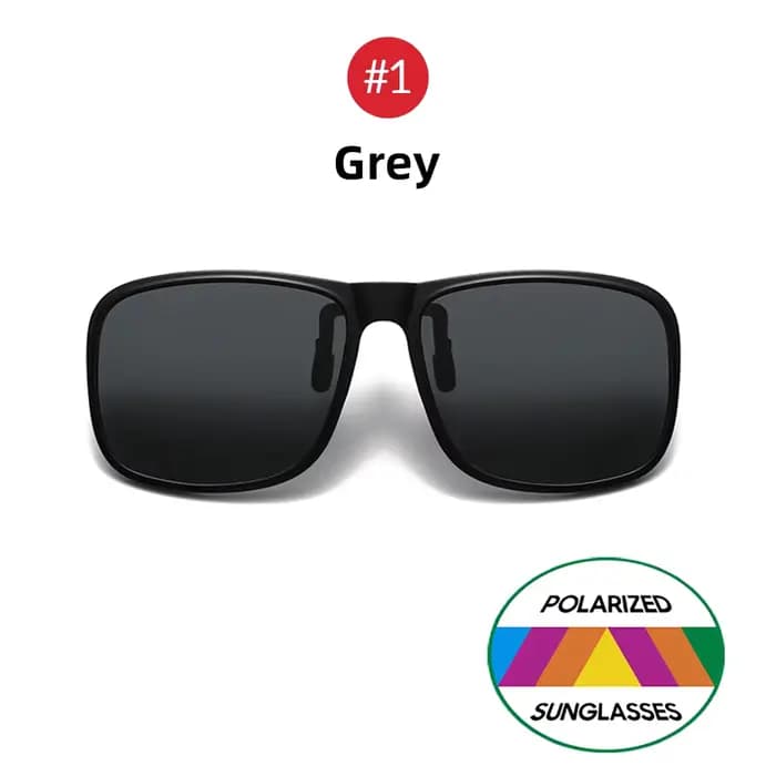 Lunettes de soleil polarisées à Clip rabattable pour hommes et femmes, photochromiques UV400, Vision