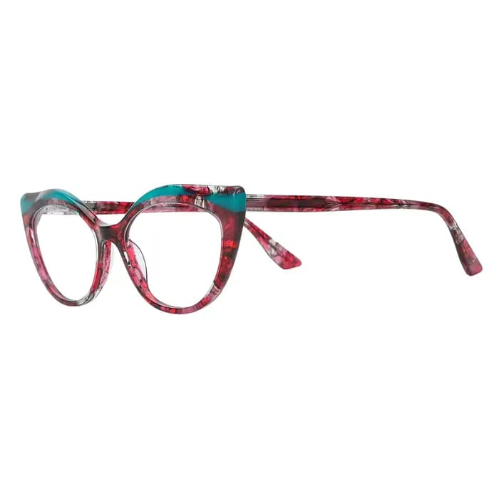 Lunettes en acétate vintage faites à la main de haute qualité, design tendance pour femmes, lunettes