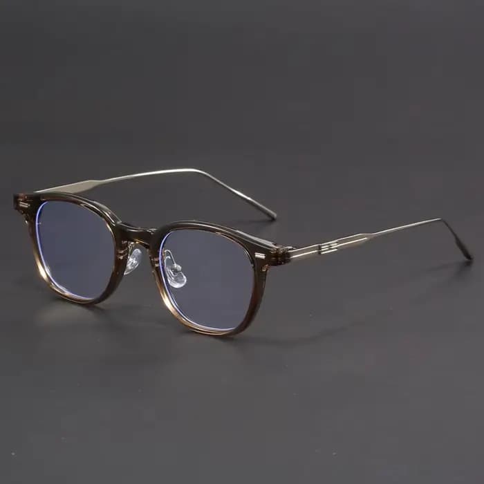 Lunettes rétro pour hommes et femmes, petit cadre carré en sramé, anti-lumière bleue, contrevenants 