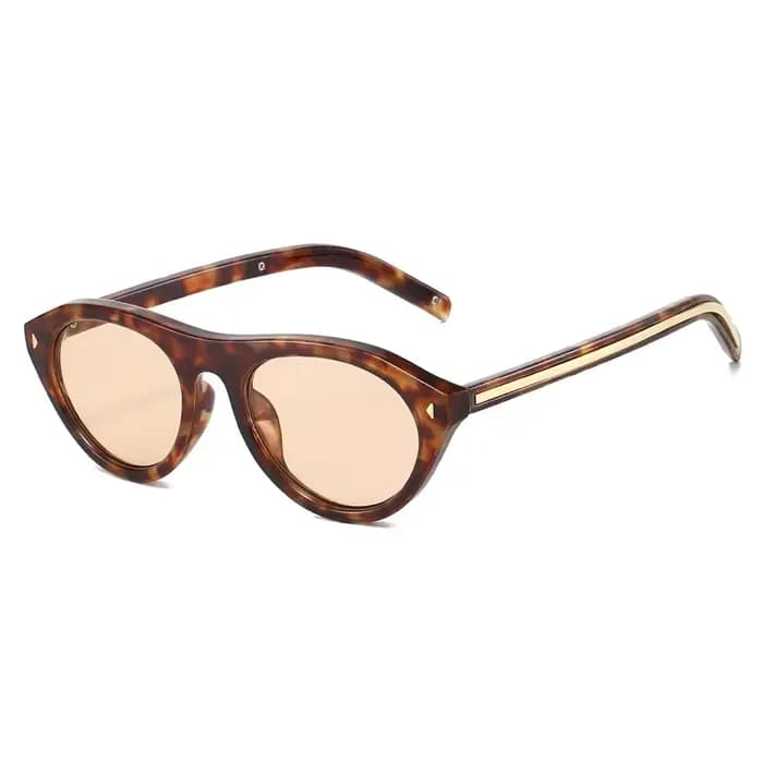 Nouvelles Lunettes de Soleil de Créateur pour Femme, Style Œil de Chat, Rétro Tendance, Ovales avec 