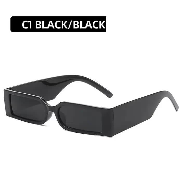 Lunettes de soleil œil de chat, petites lunettes carrées à la mode, rétro, tendance, personnalité Co