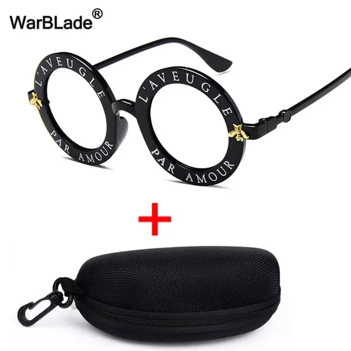 2018 nouvelle mode ronde lunettes de soleil femmes marque Designer Vintage dégradé nuances lunettes 