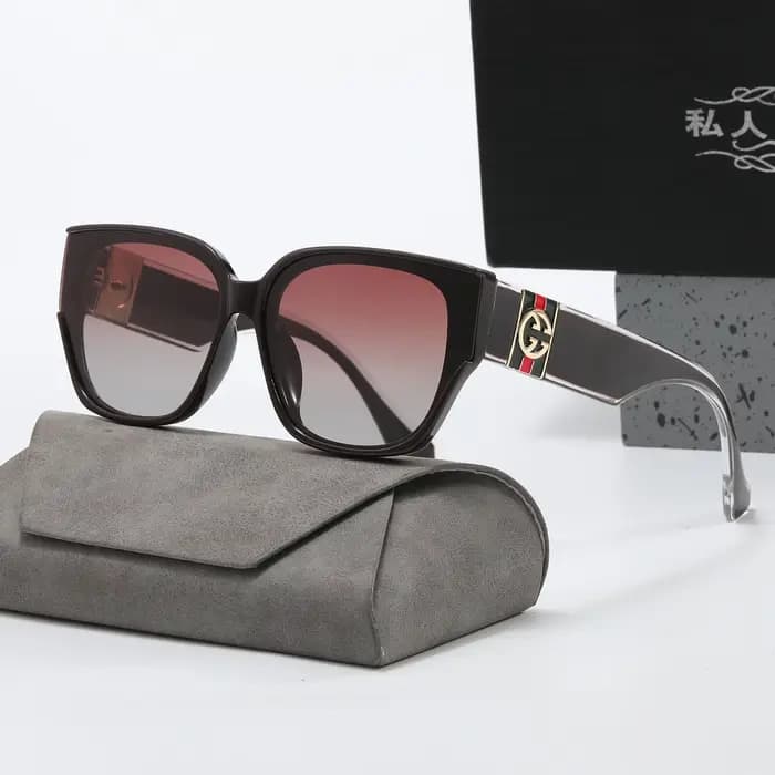 Lunettes De soleil polarisées carrées vertes pour femmes, pour conduite, voyage, lettres De luxe, un