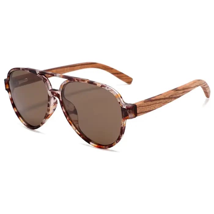 Lunettes de soleil personnalisées en bois gravées, marque de luxe de styliste, cadeau pour femmes et