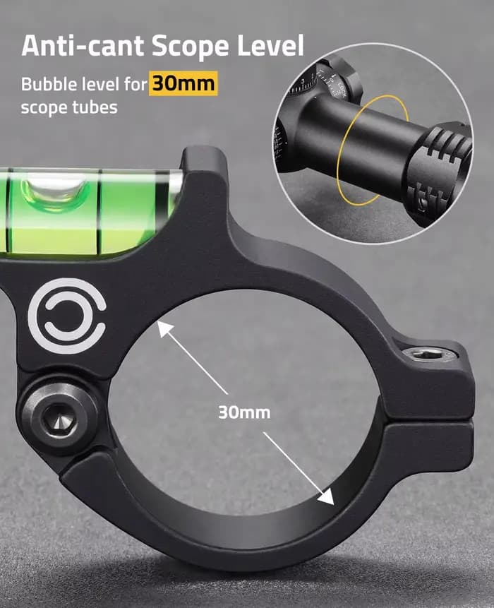Kit de nivellement de lunette anti-inclinaison pour optiques, niveau de précision magnétique à 2 bul