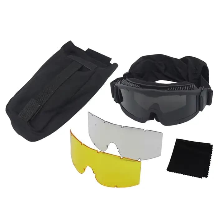 Lunettes de tir DulAirsoft Paintball, coupe-vent, anti-buée, lunettes CS, randonnée, canadisme, 3 le