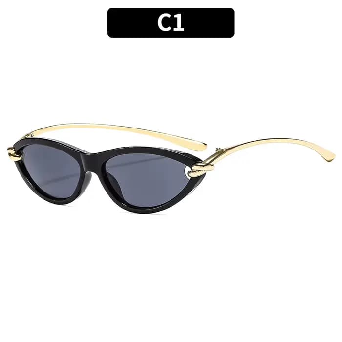 Vintage lunettes de soleil œil de chat femmes 2025 marque Designer mode lunettes de soleil femmes te