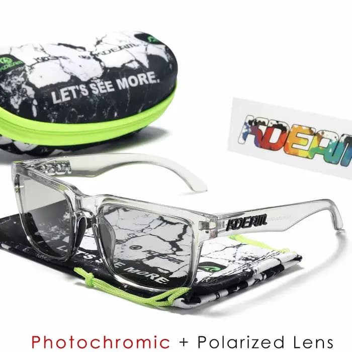 KDEAM-Lunettes de soleil polarisées photochromiques, pêche, sport, équitation, lunettes de soleil av