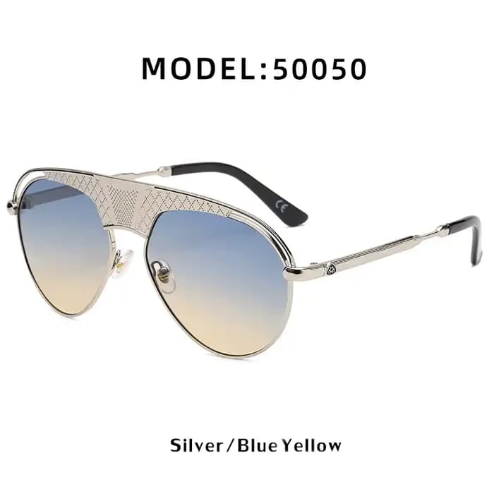 Lunettes de soleil rétro Steampunk pour hommes et femmes, à la mode, Design de luxe européen et amér