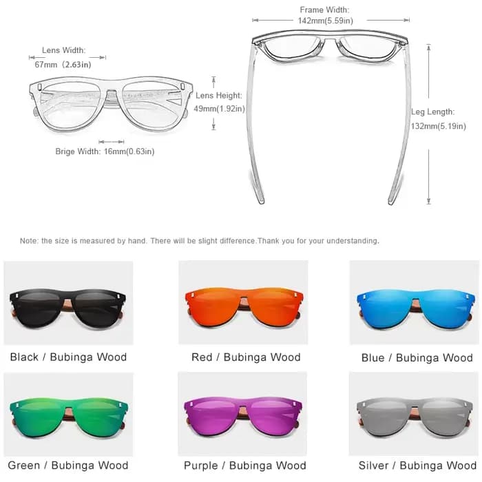 KINGSEVEN-Lunettes de soleil polarisées en bois pour hommes et femmes, moteurs naturels