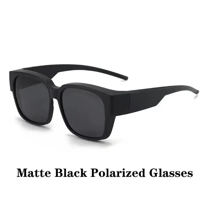 Nouvelle mode lunettes de soleil polarisées couvrir sur myopie lunettes de Prescription Portable hom