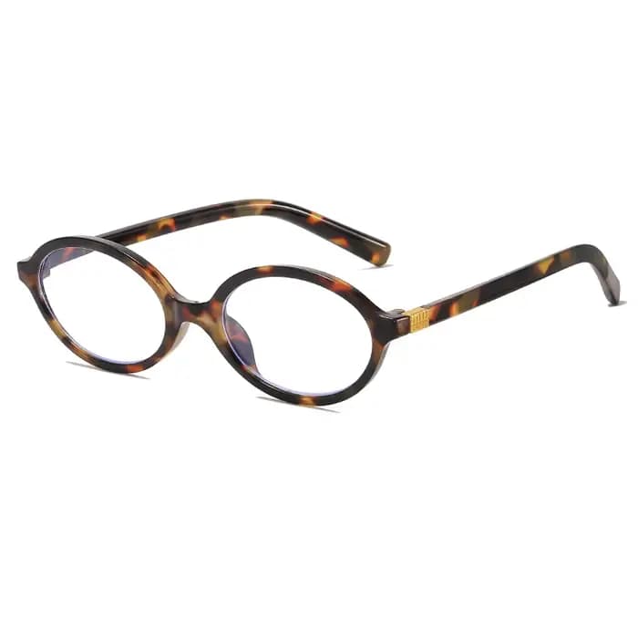 Lunettes de lecture ovales vintage pour femmes et hommes, Anti-lumière bleue, blocage de la lumière 