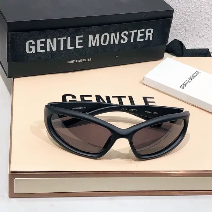 GENTLE MONSTER PANNA COTTA Lunettes de soleil de luxe tendance pour hommes et femmes, monture en acé