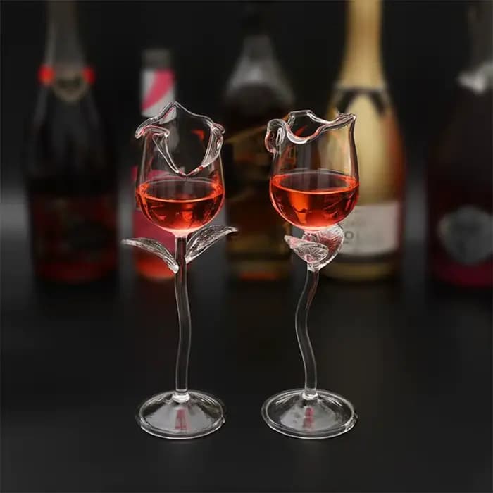 Ensemble de verres à Champagne pour mariage, 2 pièces, verres à flûte à griller avec bords en crista