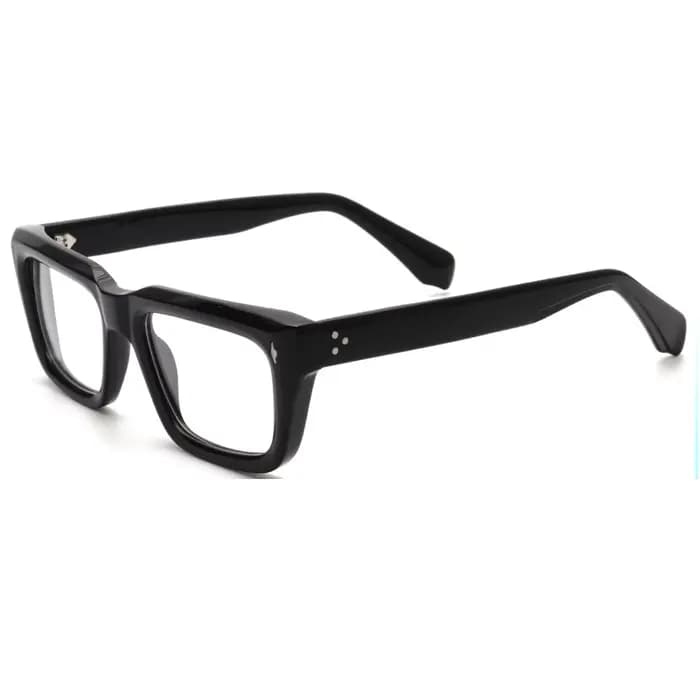 Lunettes en acétate à monture épaisse pour hommes, Vintage, carrées, pour myopie, Prescription, lune