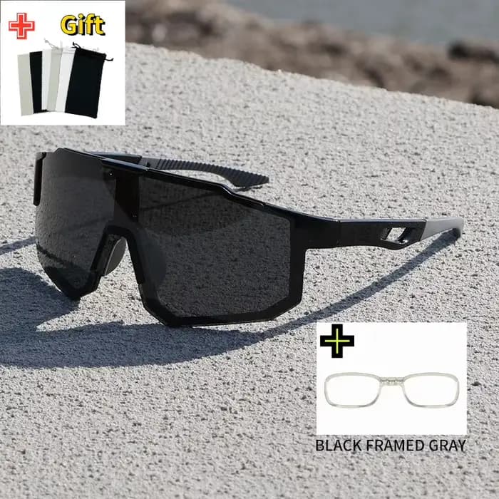 Lunettes de myopie homme lunettes de soleil polarisées sur Prescription personnalisée Sports de plei