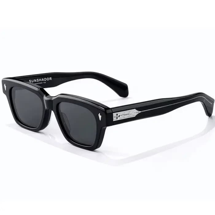 Lunettes de soleil de luxe de marque de créateur pour hommes, montures classiques en acétate de qual