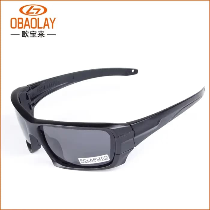 OBAOLAY-Lunettes de soleil balistiques pour hommes, verres de rechange, lunettes de chasse, haute an