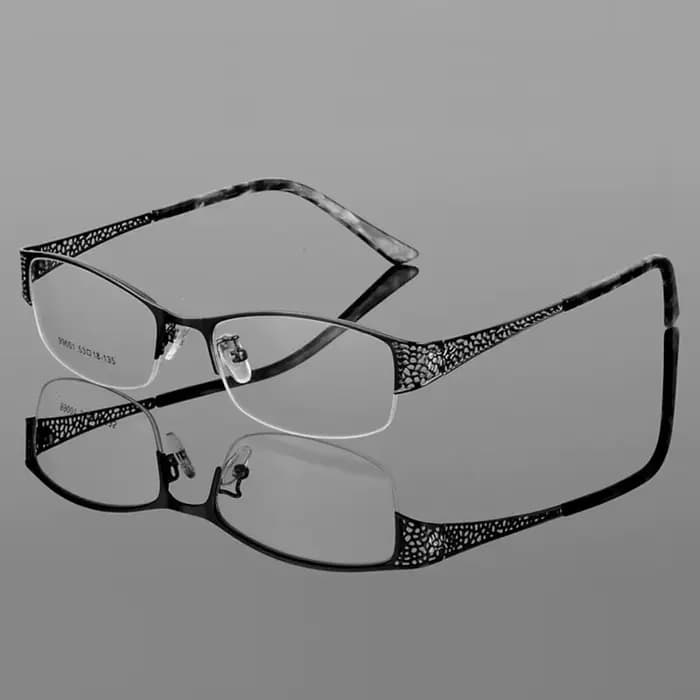 Reven Jate demi-monture lunettes cadre optique Prescription Semi-jante lunettes monture de lunettes 